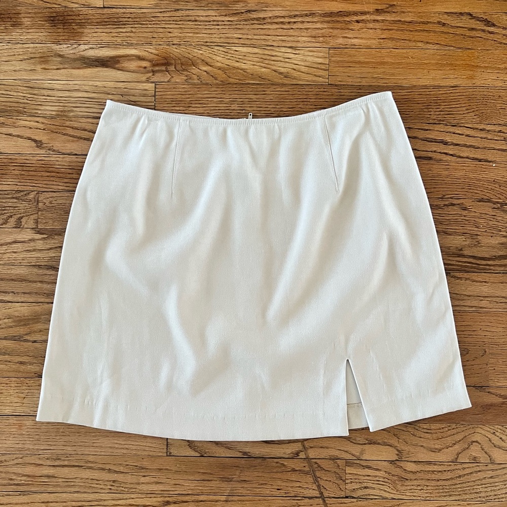 Vinatage cream suede mini